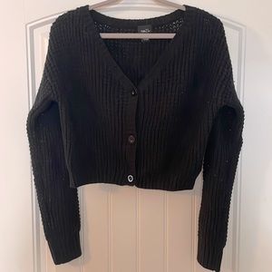Black Cropped sweater. Rue 21 size XL